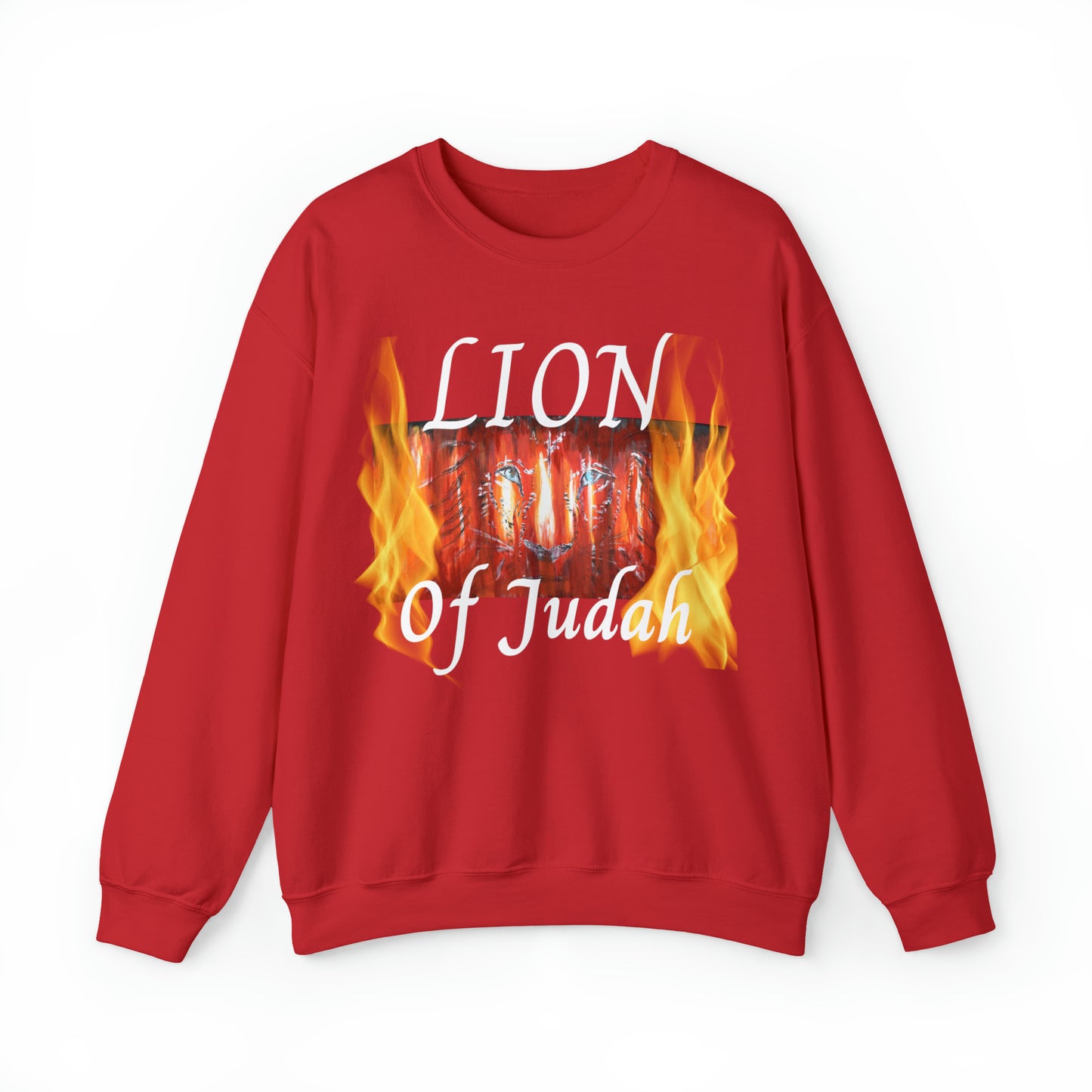 Unisex Heavy Blend™ Crewneck Sweatshirt~Fire on the Altar