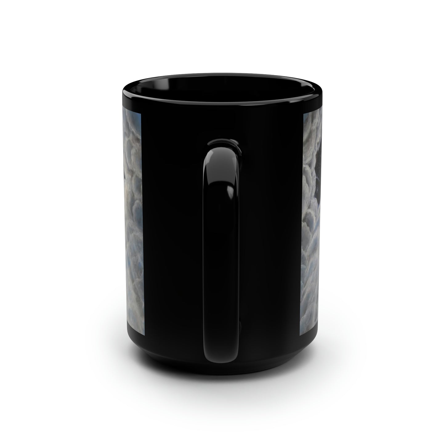 Black Mug, 15oz~Open Heaven