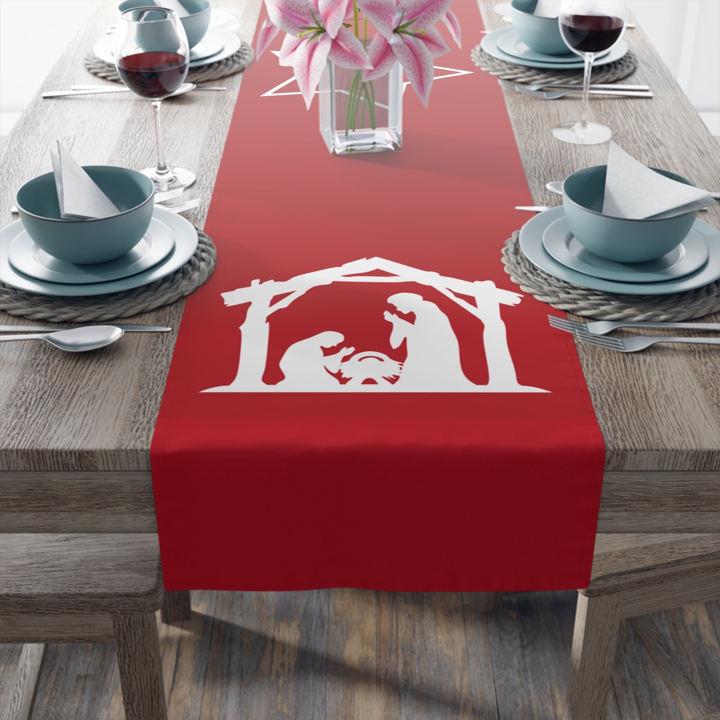 Christmas Table Runner~Away in the Manger