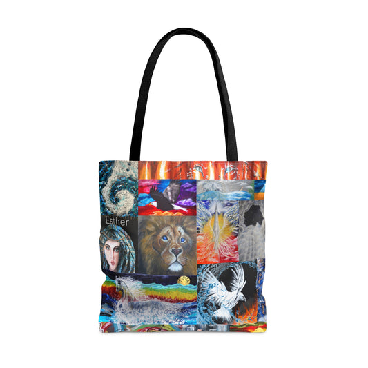 AOP Tote Bag~Prophetic Art Collage