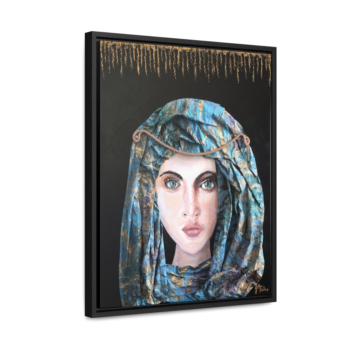 Wooden Framed Gallery Wrapped Canvas~Queen Esther