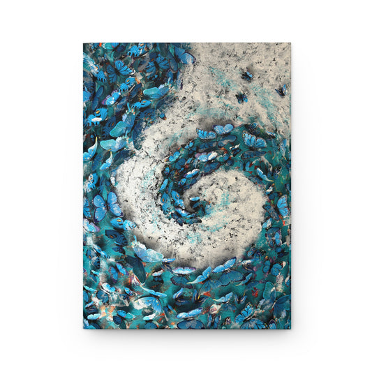 Hardcover Journal Matte ~ Tsunami of Souls:Butterfly Wave