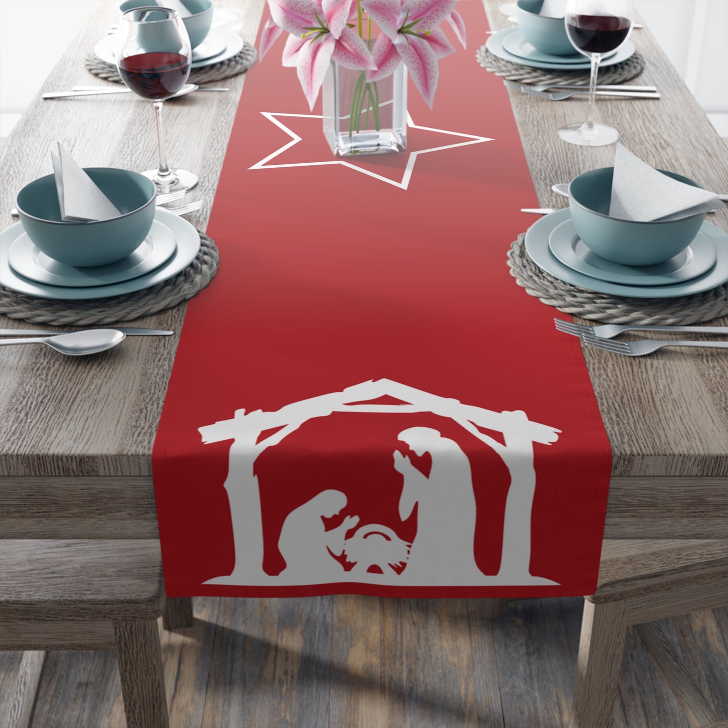 Christmas Table Runner~Away in the Manger