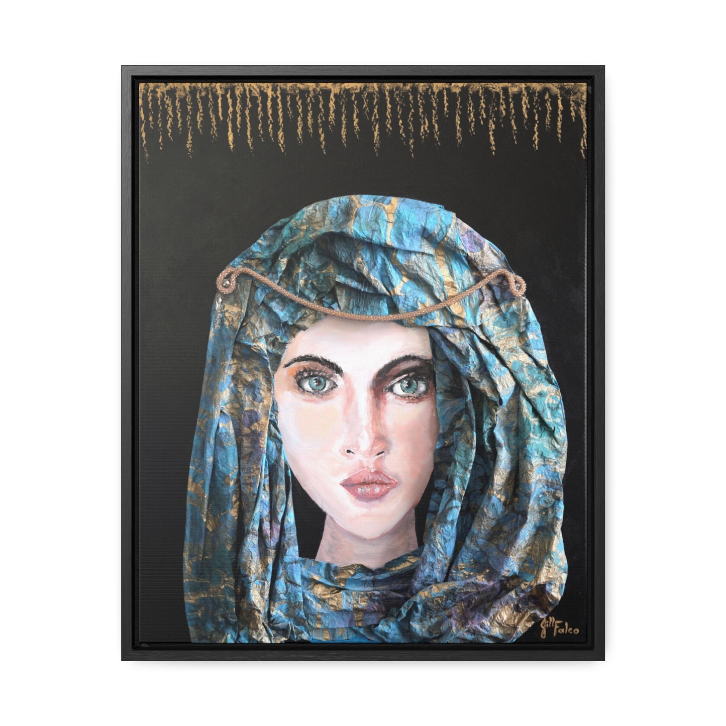 Wooden Framed Gallery Wrapped Canvas~Queen Esther