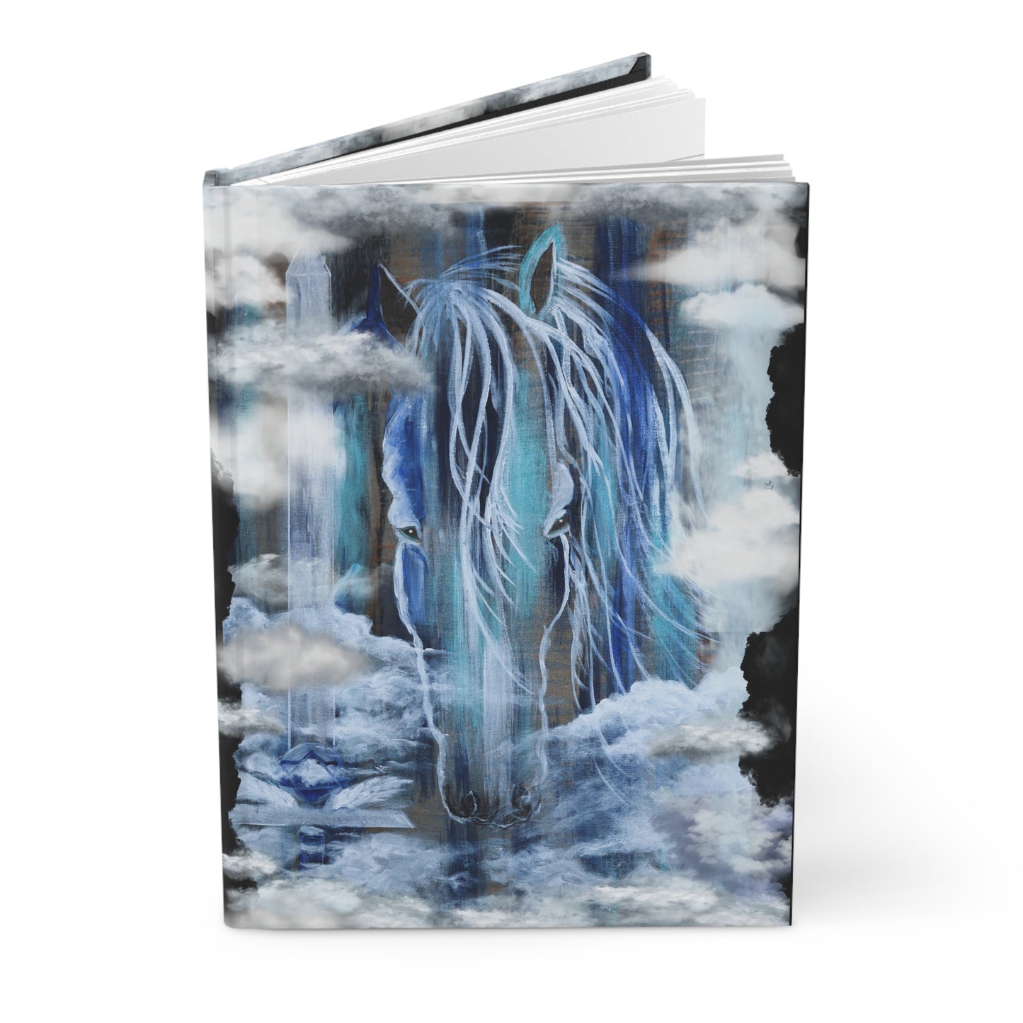 Hardcover Journal Matte ~ Horse & Sword of God's Army