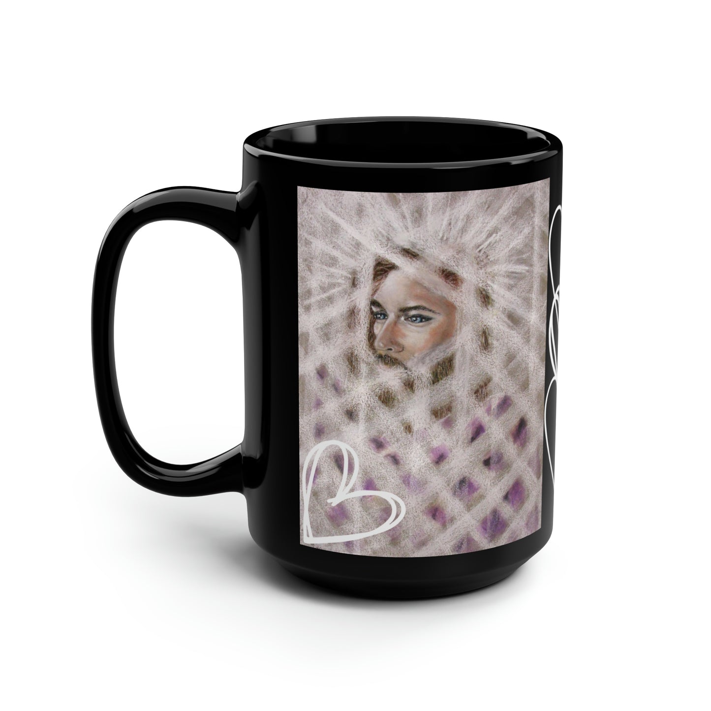 Black Mug, 15oz~JESUS, BELOVED