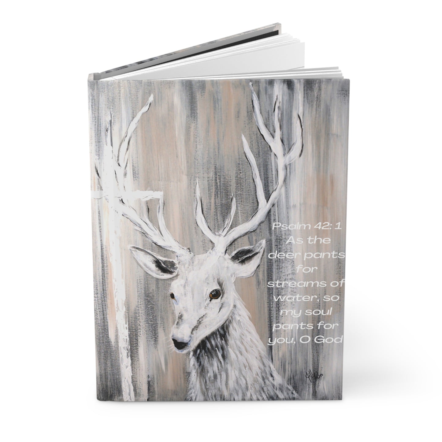 Hardcover Journal Matte ~ The Deer:Psalm 42:1