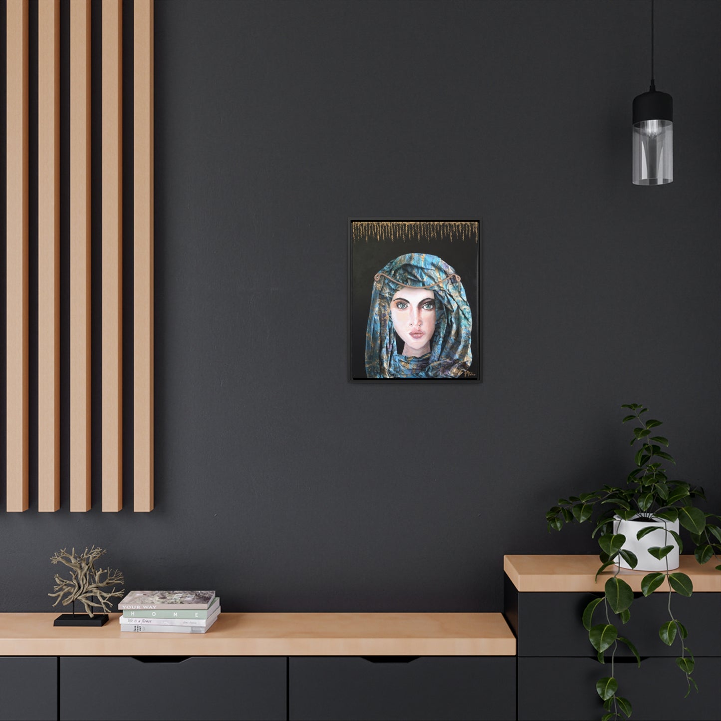 Wooden Framed Gallery Wrapped Canvas~Queen Esther