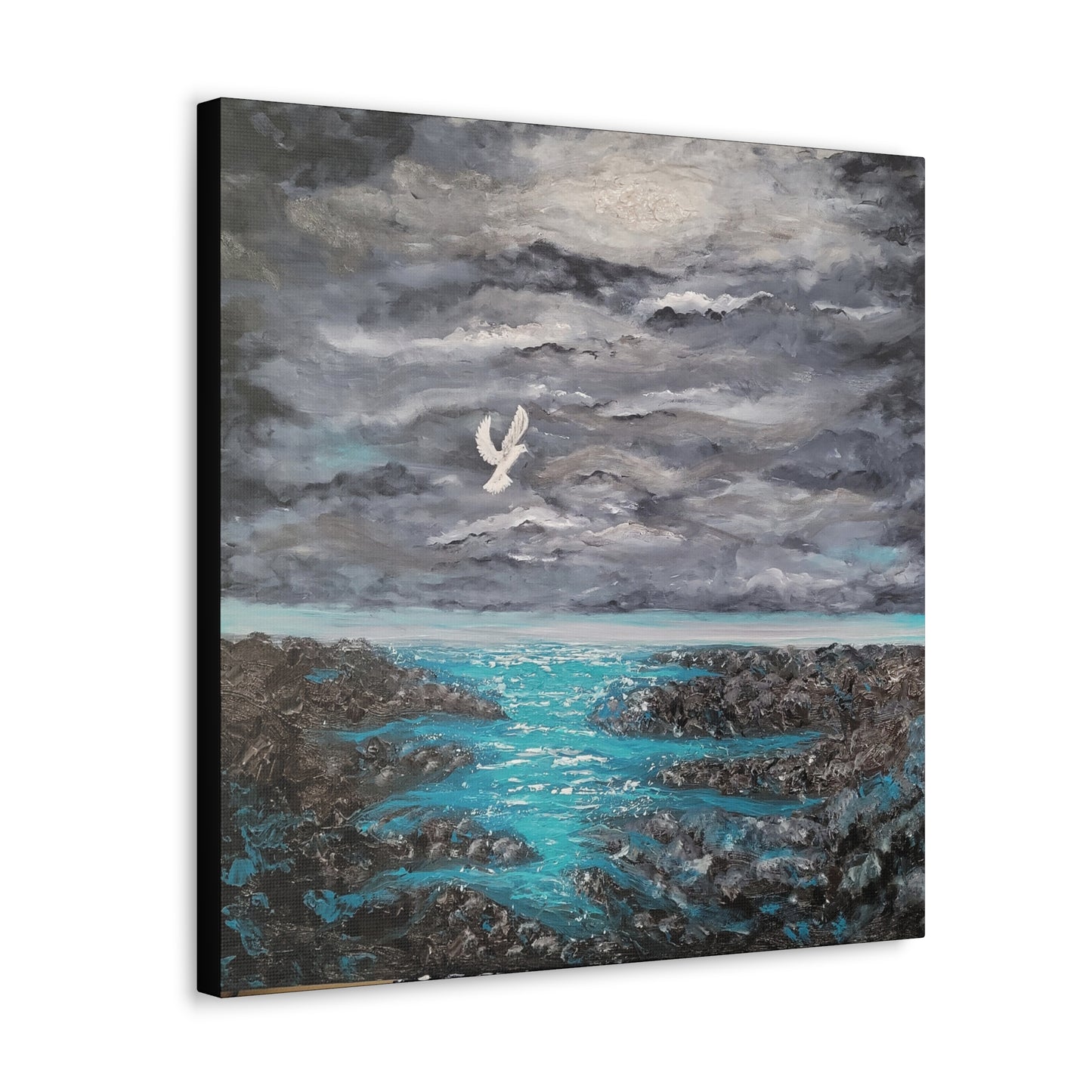 Canvas Gallery Wraps - Seek His Peace in the Storm