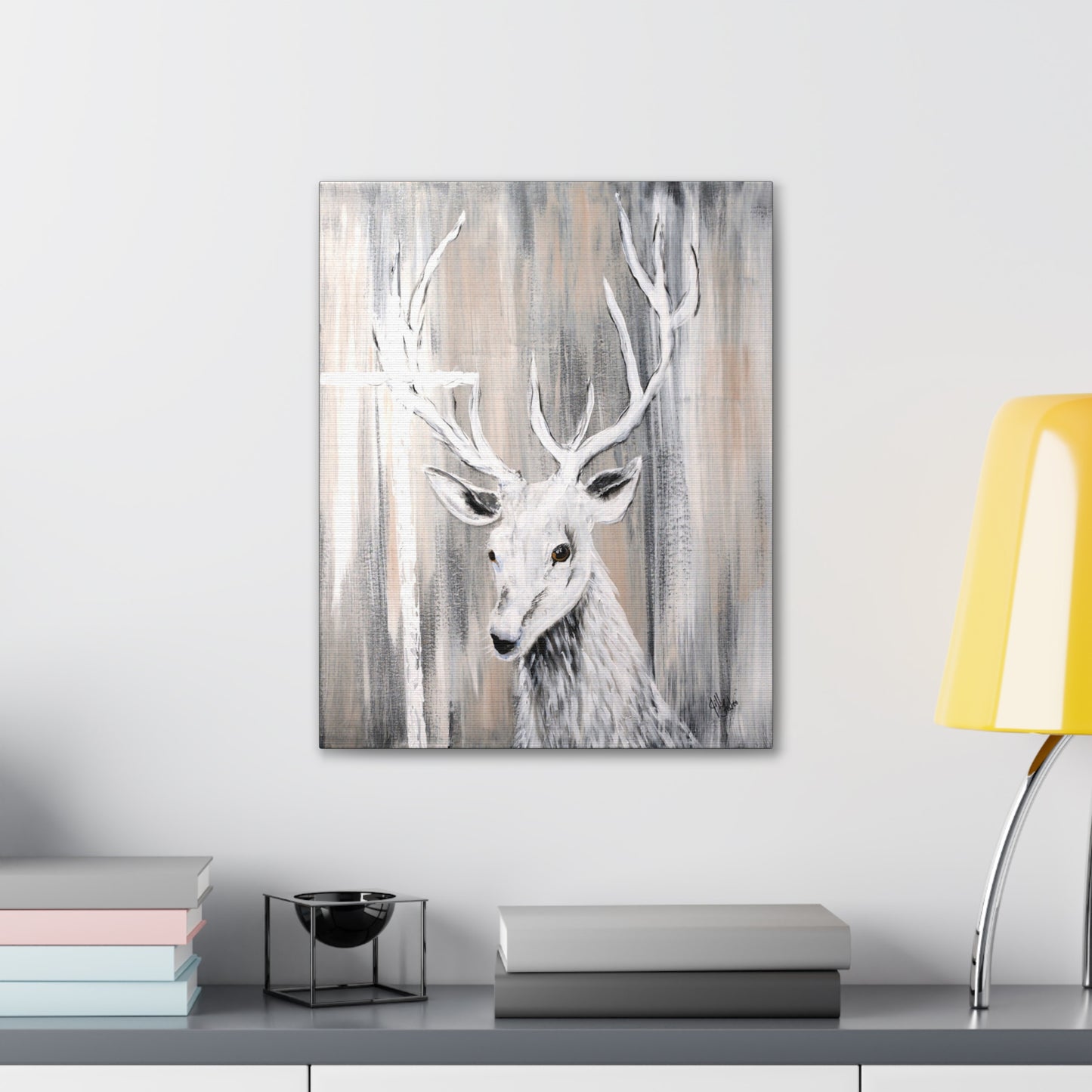 Canvas Gallery Wraps~White Buck