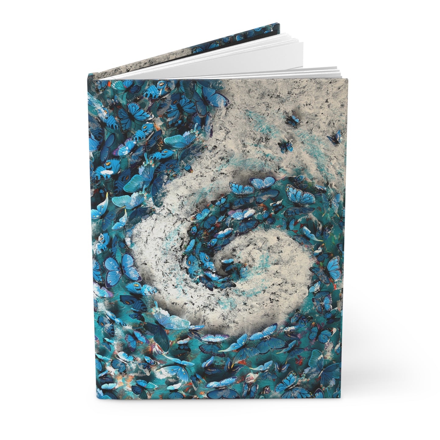 Hardcover Journal Matte ~ Tsunami of Souls:Butterfly Wave