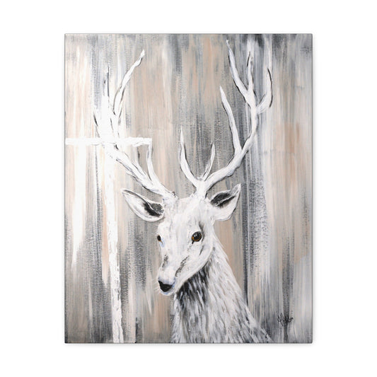 Canvas Gallery Wraps~White Buck