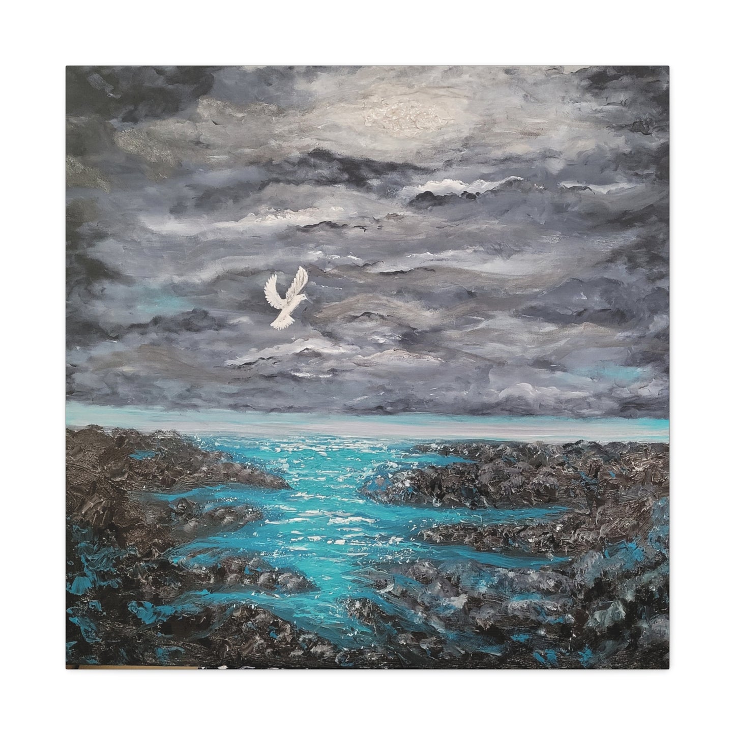 Canvas Gallery Wraps - Seek His Peace in the Storm