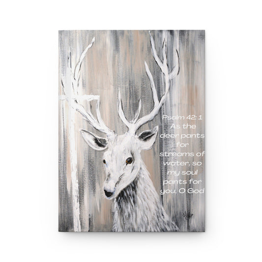 Hardcover Journal Matte ~ The Deer:Psalm 42:1