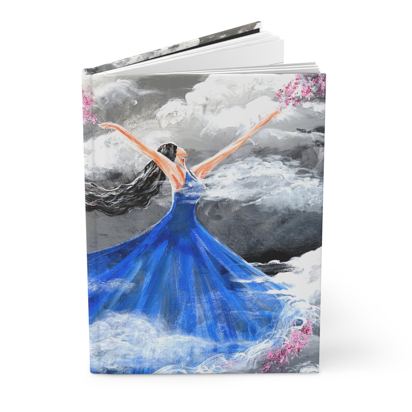 Hardcover Journal Matte ~ Dancing Through the Storm