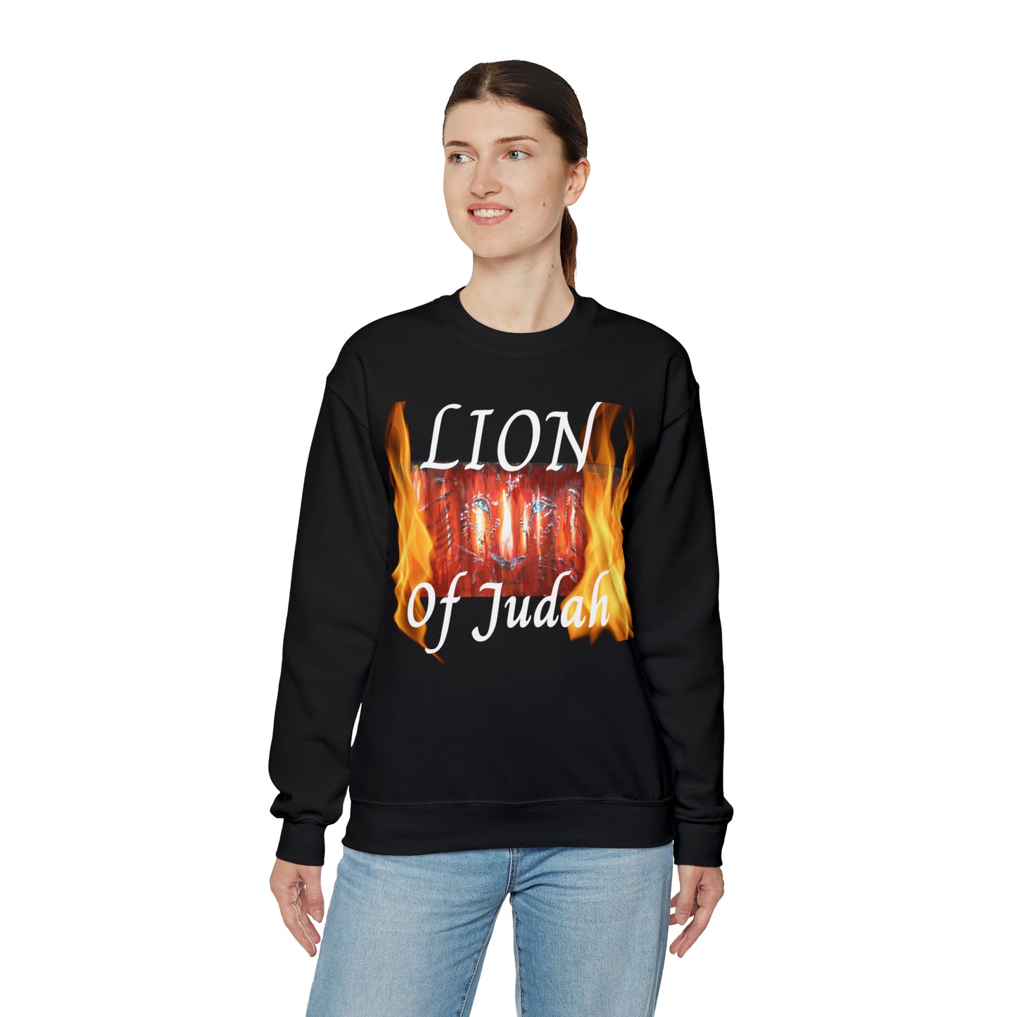 Unisex Heavy Blend™ Crewneck Sweatshirt~Fire on the Altar