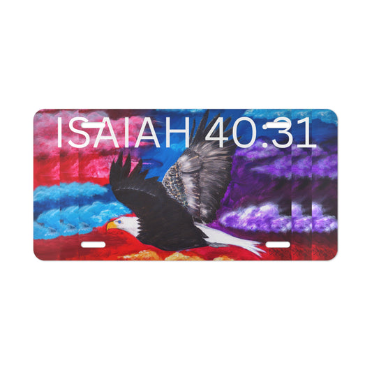 Vanity Liscense Plate~SOAR and Spread the Word of God!