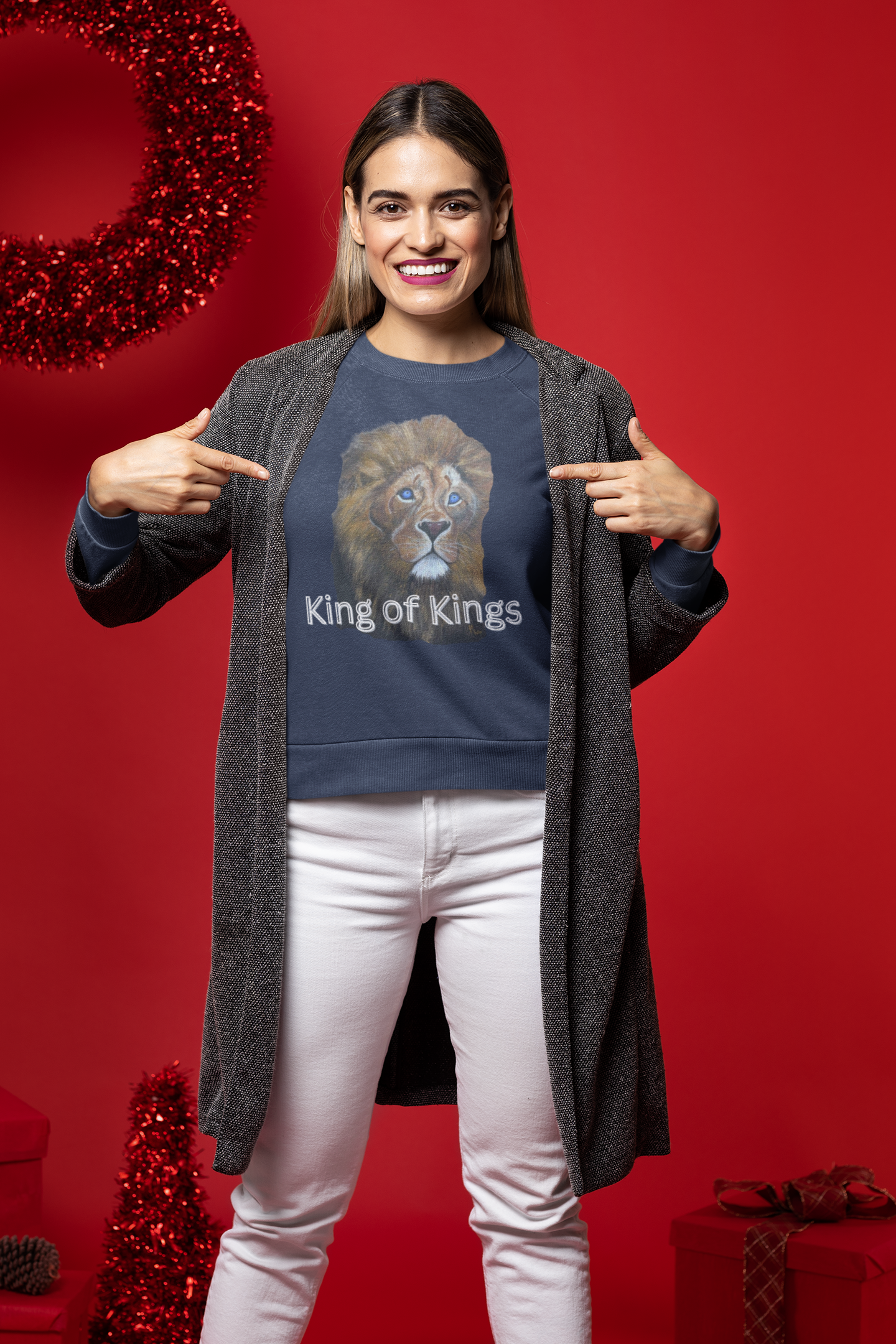 Unisex Heavy Blend™ Crewneck Sweatshirt~Eyes of the King