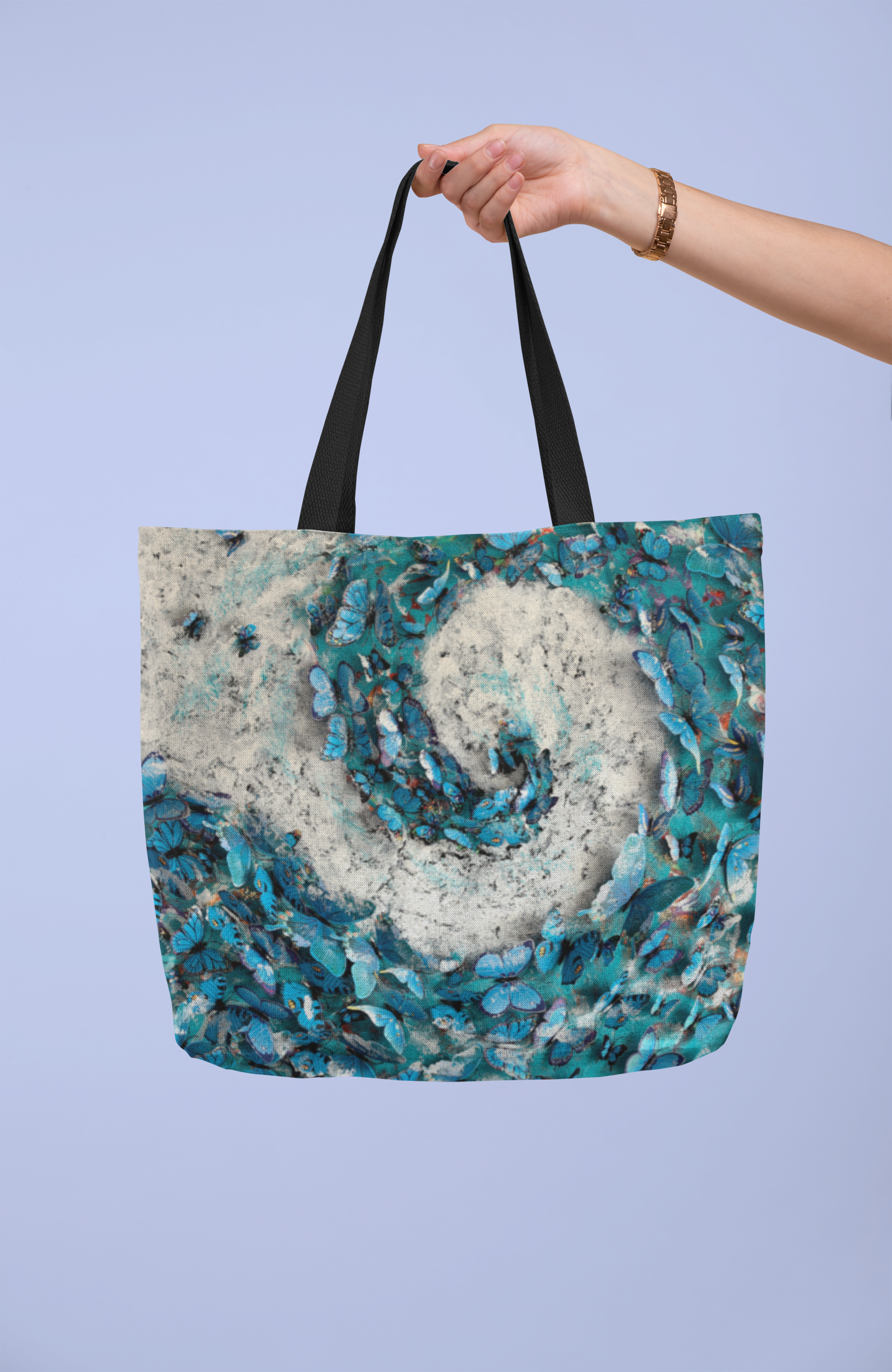 AOP Tote Bag ~ Butterfly Wave ~ Tsunami of Souls