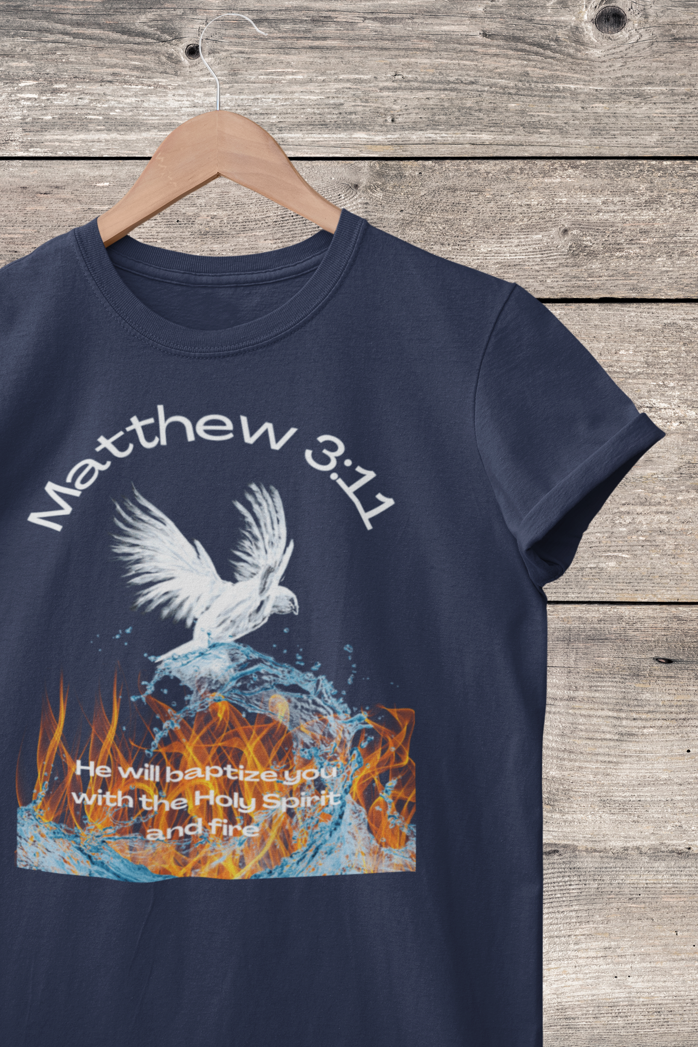 Unisex Heavy Cotton Tee ~ Matthew 3:11